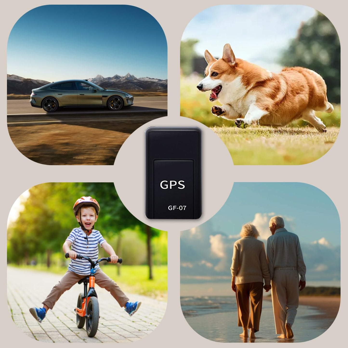 A AA Smart Sentinel - Mini Magnetic GPS Tracker (Real-time Tracking)